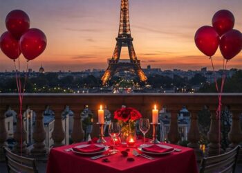 Valentine’s Day in Paris itinerary – Eiffel tower tickets and romantic dinner